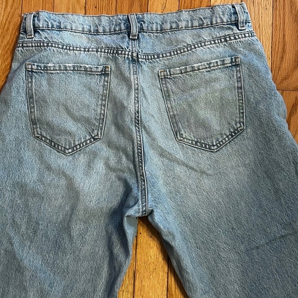 Garage Women's Vintage Straight Leg Jeans Light Wash‎ Denim Size 13/31 - Picture 2 of 2